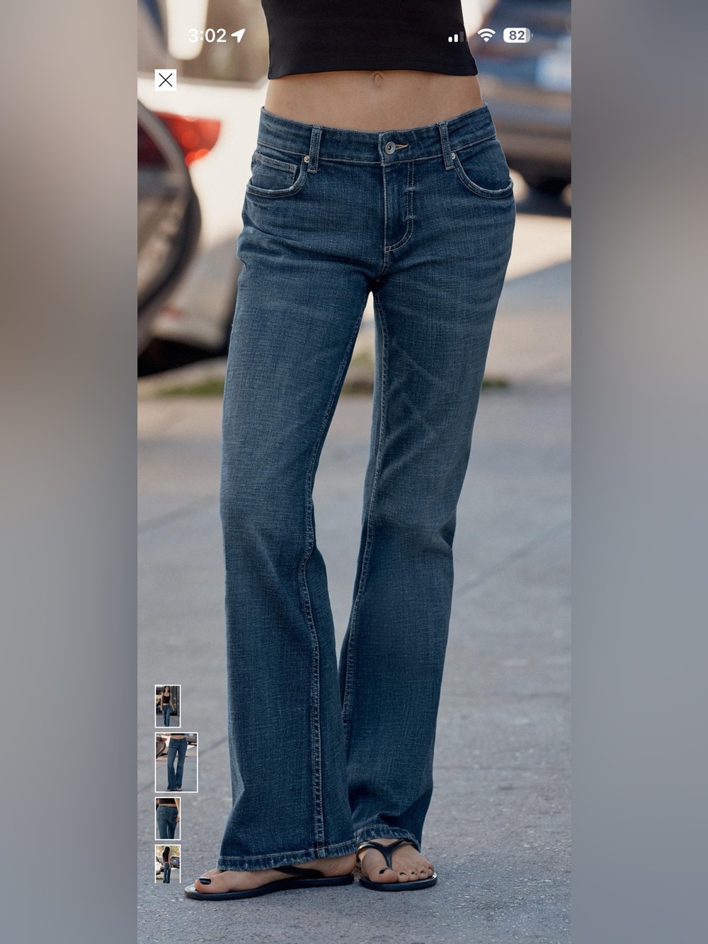 Zara Dark Wash Bootcut Jeans